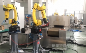 NMT-ZN-631疫苗玻璃瓶特殊涂層工藝,預熱+固化自動化對接隧道爐烘烤線(蘇州?？松?