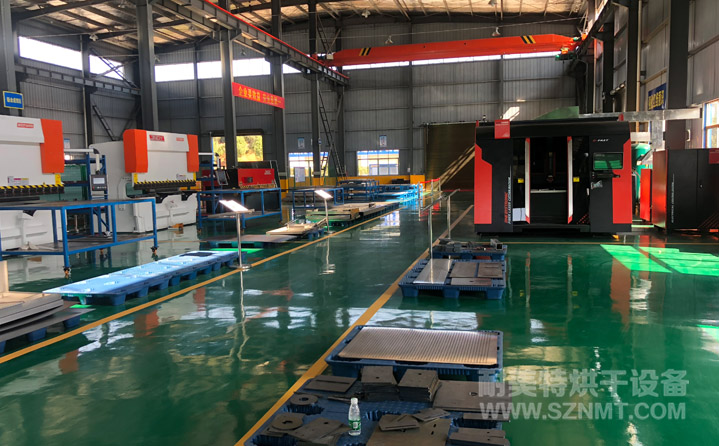 湖南省耐美特智能烘干設備有限公司車間圖